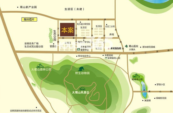 博威香槟小镇交通图
