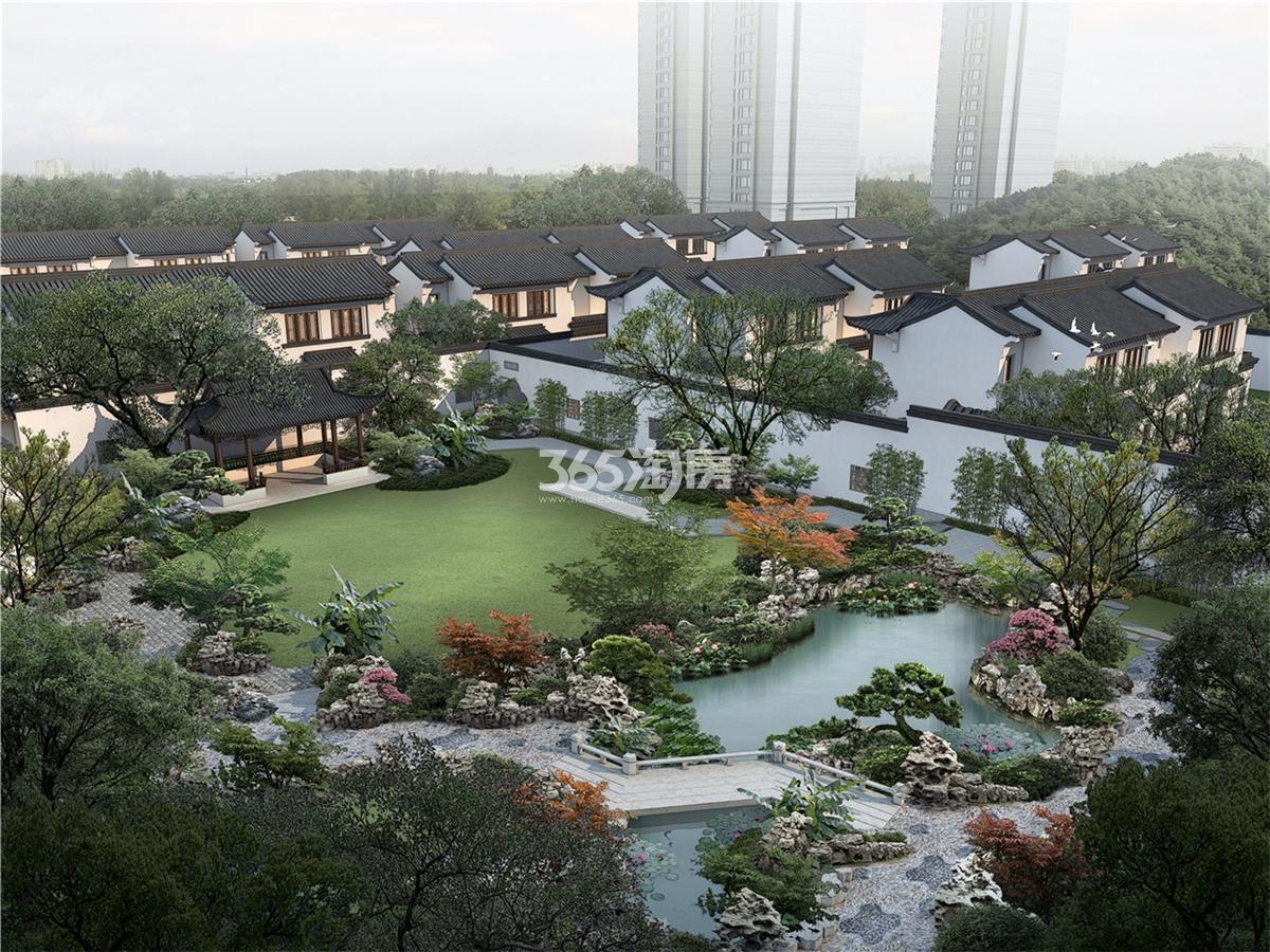 雍景山城俯瞰效果图