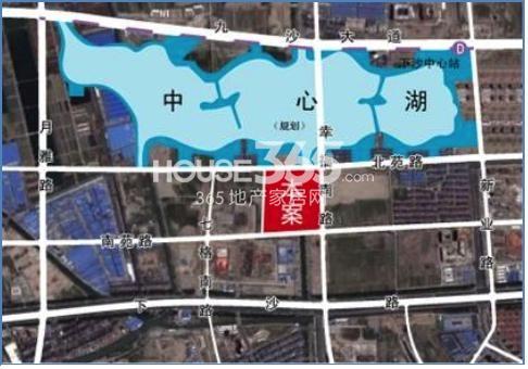 天港蓝湖国际区位图