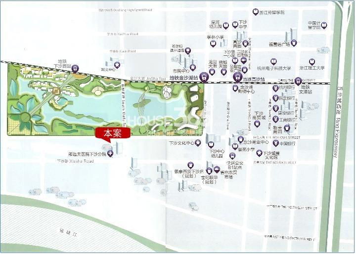 天港蓝湖国际周边配套图