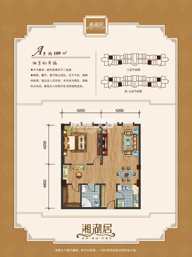 湘湖居A5户型图