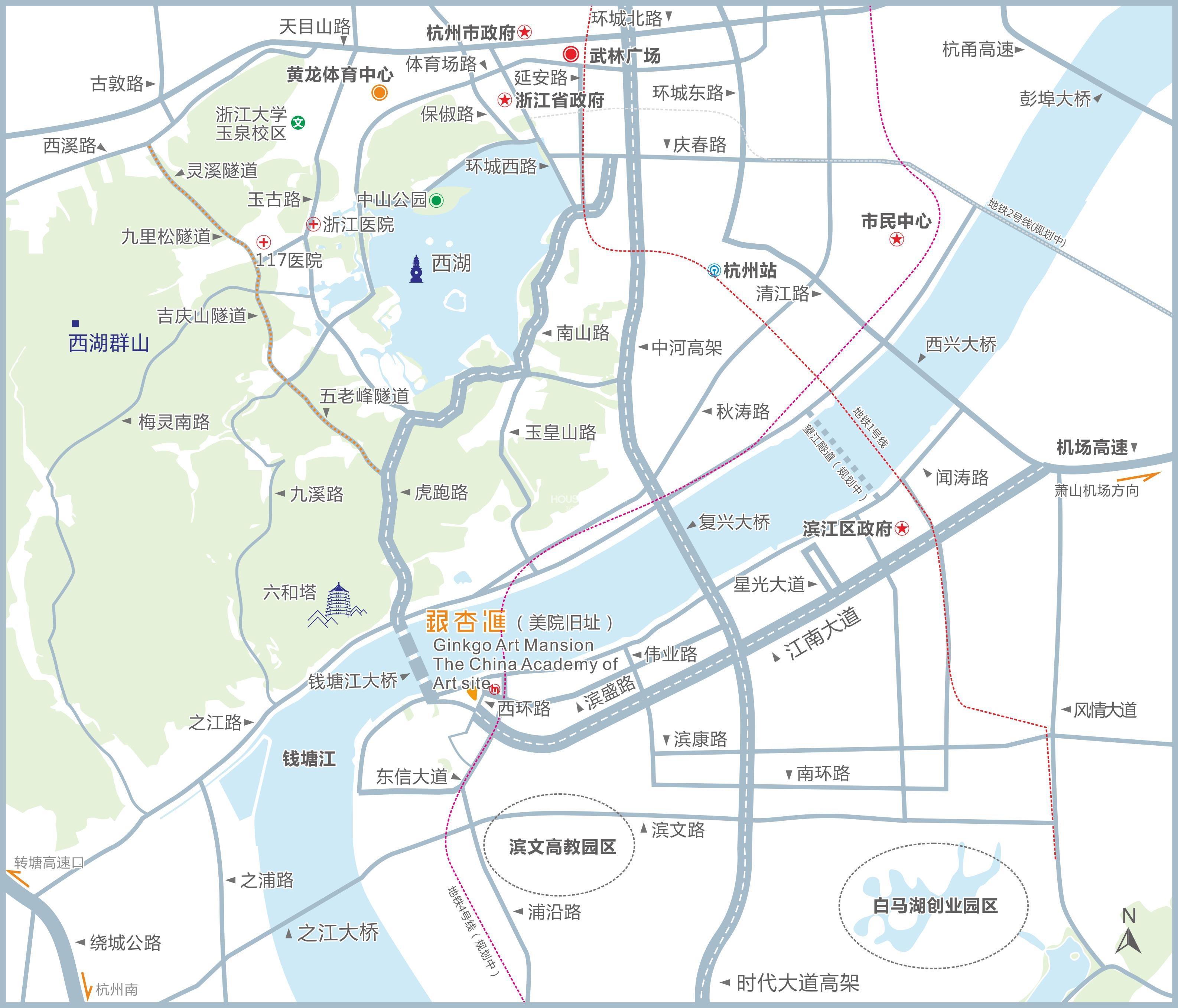 德圣银杏汇区位图