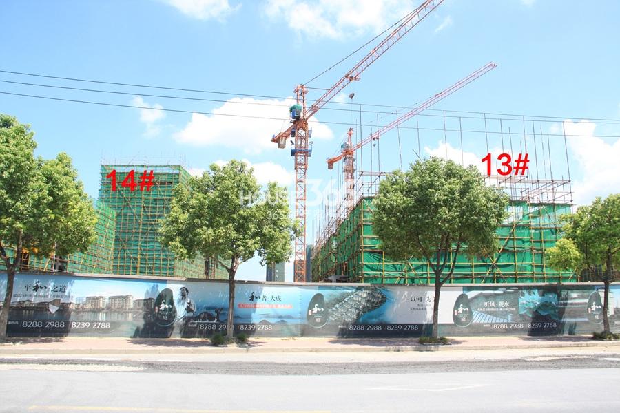 汇宇和庭项目13、14号楼实景图 2013.8摄