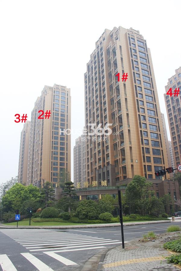 德圣博奥城1-4号楼实景图 2013.8摄