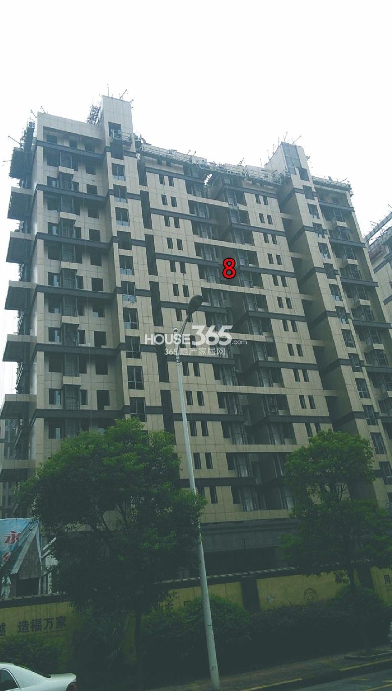 2013年9月底铂金名筑实景图--8号楼