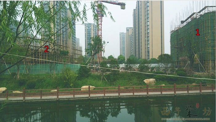 2013年9月中旬湖漫雅筑实景图--1、2号楼