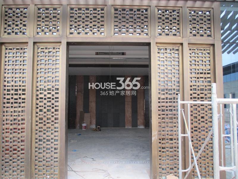 富力西溪悦居售楼处工程进度（2013.9）