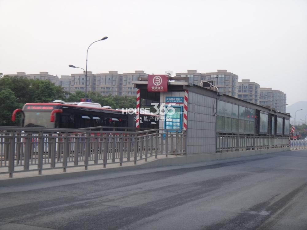 龙湖名景台周边配套——同协路杭玻街口公交站
