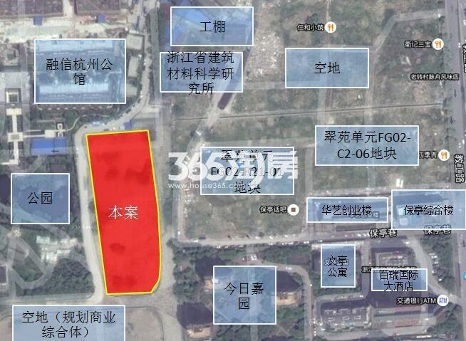 杭房翠苑地块交通区位图