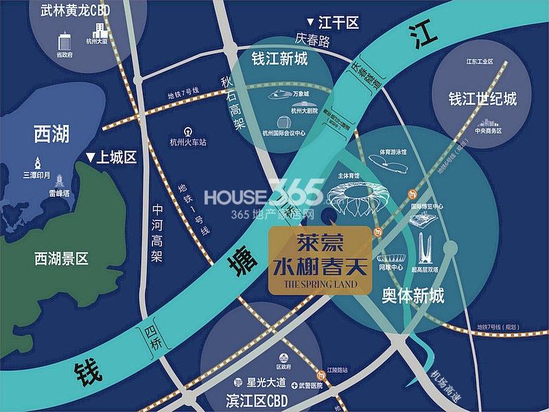 莱蒙水榭春天交通图