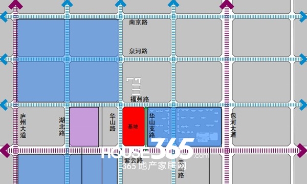 徽盐世纪广场区位图