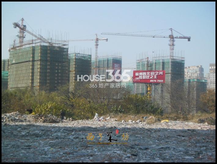 万科北宸之光工程进度（2014.1）
