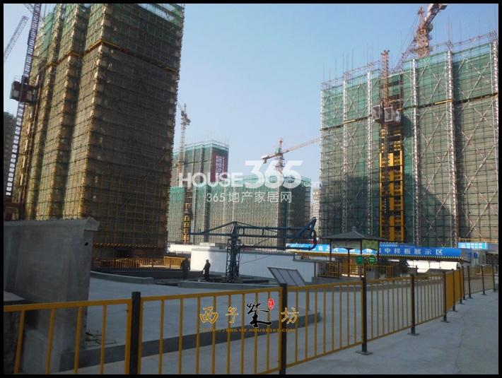 万科北宸之光工程进度（2014.1）
