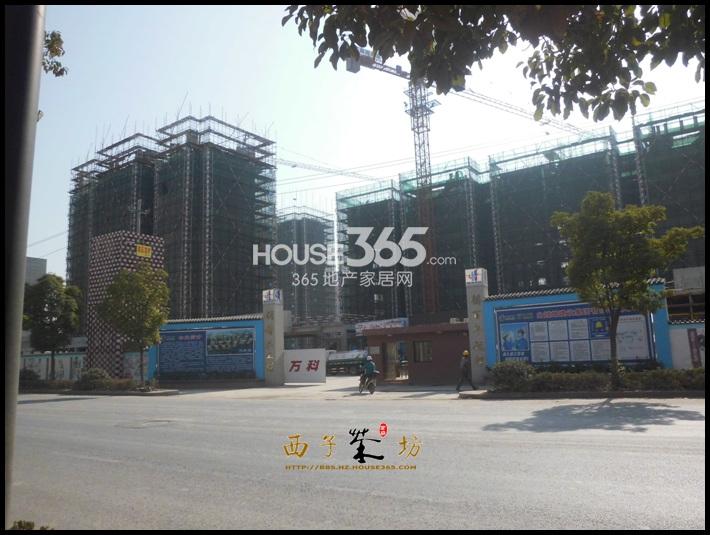 万科北宸之光工程进度（2014.1）