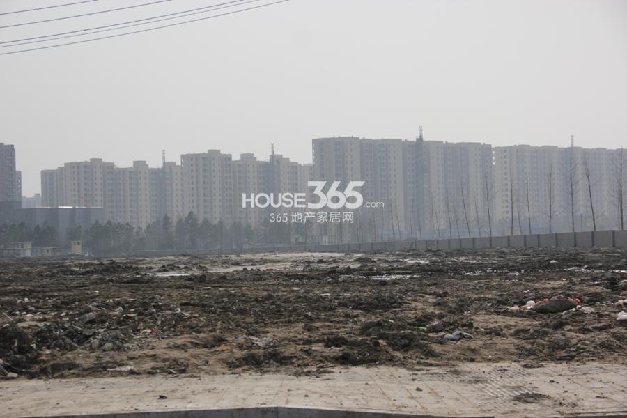 卓越长睦地块实景图 2014.3.11摄