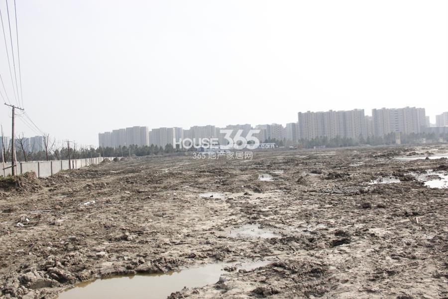 卓越长睦地块实景图 2014.3.11摄