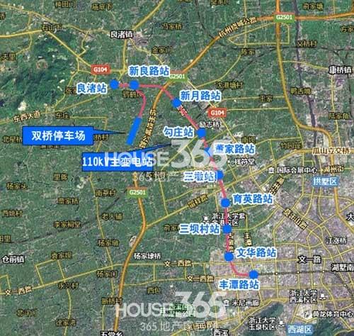 滨江紫金府周边2号线站点