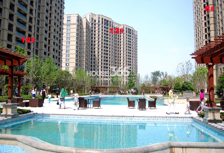 钱塘梧桐蓝山小区休闲实景图