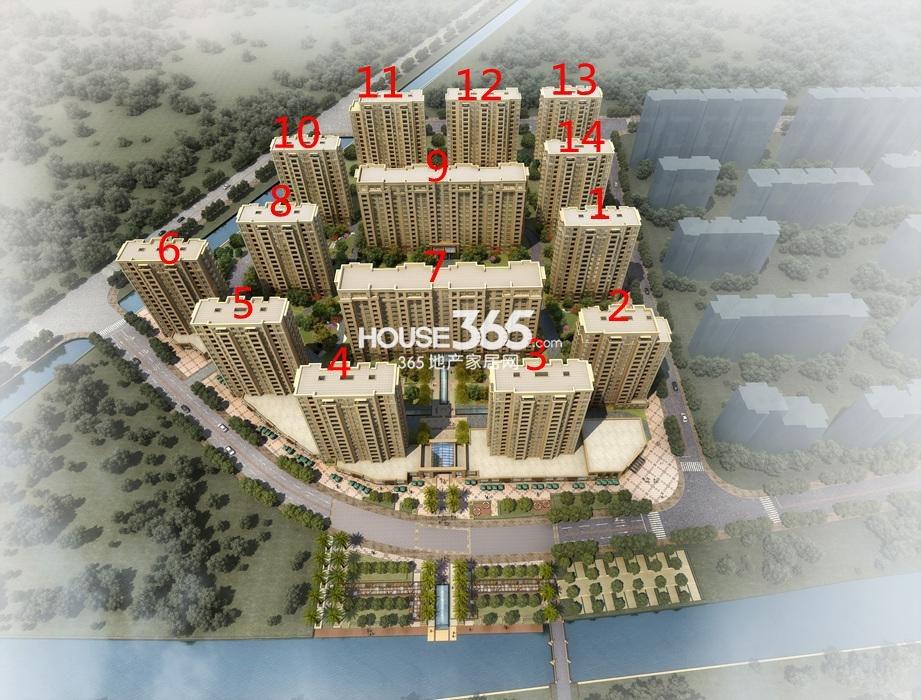 万科紫台楼栋分布图