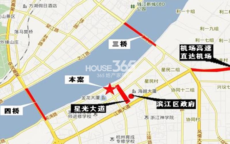 云台中心项目位置图