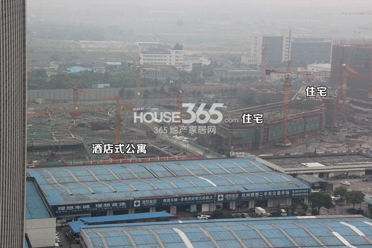 华元欢乐城住宅、酒店式公寓施工现场（2014.06）