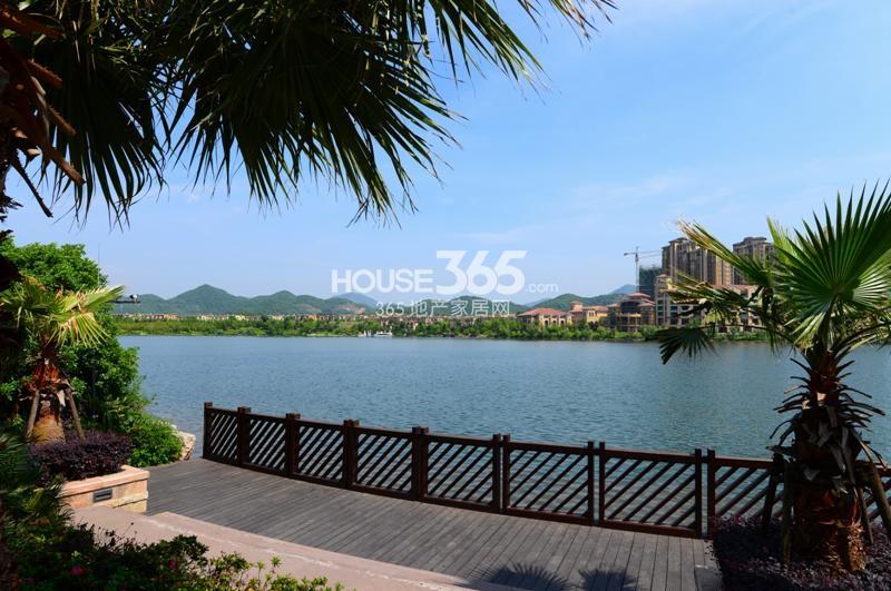 东海闲湖城湖边实景