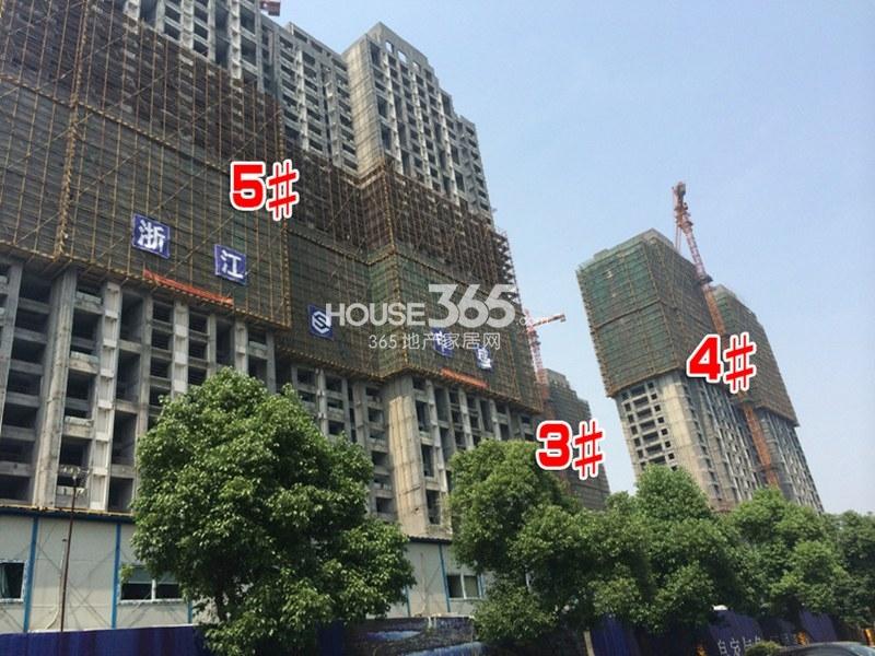 金地天逸3、4、5号楼实景图 2014.5.21摄