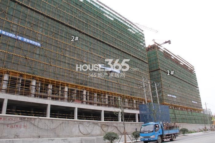 龙湖名景台1、2号楼施工实景图（2014.5.22摄）