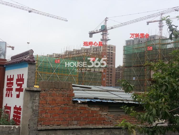 中大普升1、6号楼施工实景图 （2014.6.10摄）