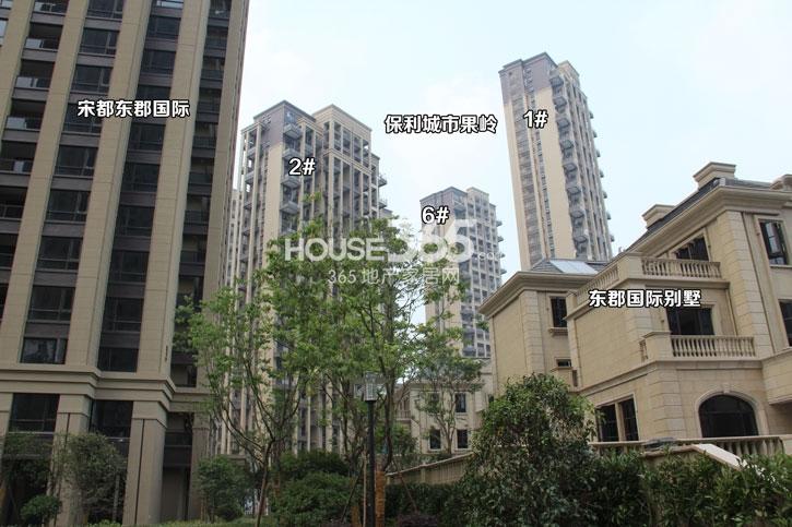 保利城市果岭1、2、6号楼施工实景图 （2014.6.12摄）