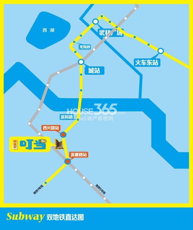 玲珑府交通图