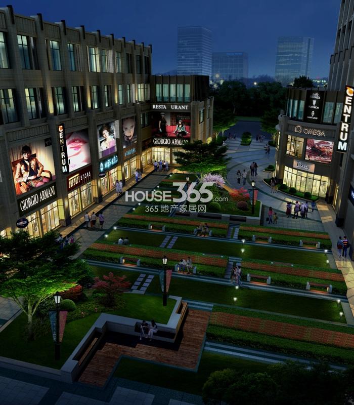 玲珑府叮当项目夜景效果图