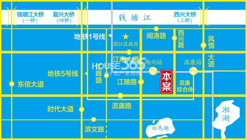 玲珑府叮当项目区位图