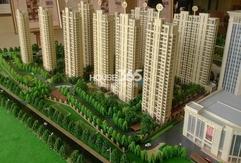 嘉丰万悦城沙盘楼幢实景图