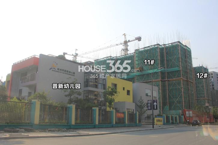中大普升11、12号楼现场施工实景图 2014.7.29摄