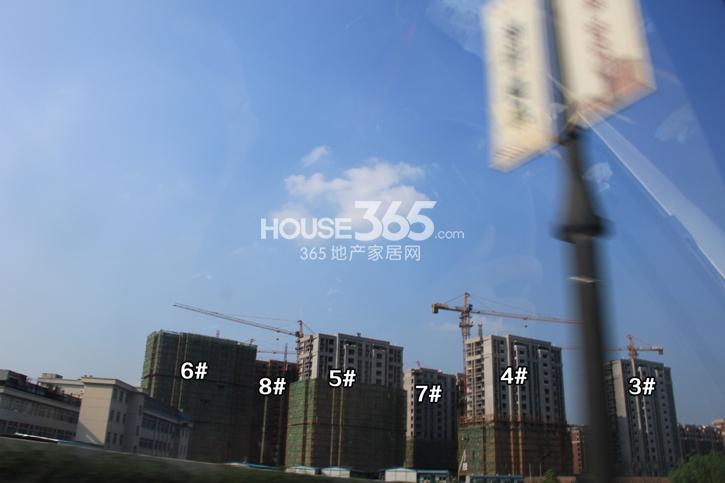 万科紫台3-8号楼实景图 2014.7.29摄