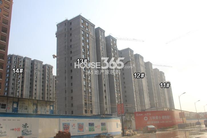 万科紫台11、12、13、14号楼实景图 2014.7.29摄