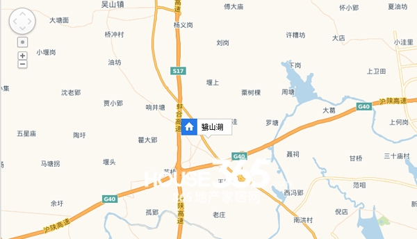 鹭山湖交通图