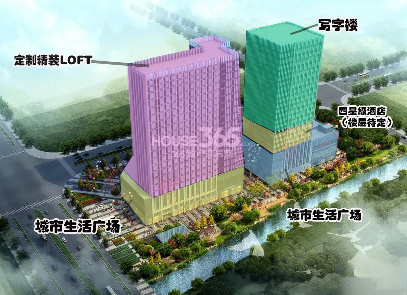 兴耀鑫都汇鸟瞰图