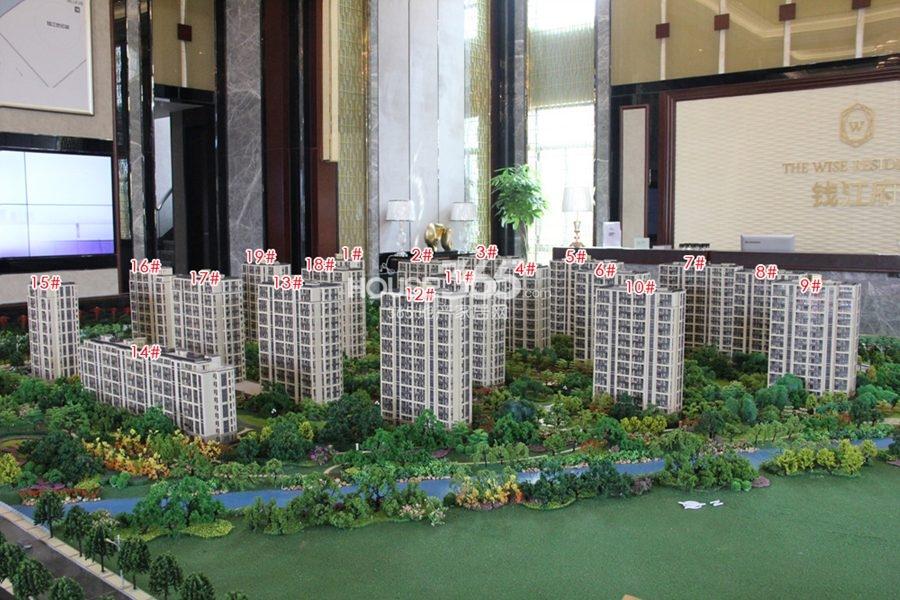 德信大家钱江府楼栋沙盘