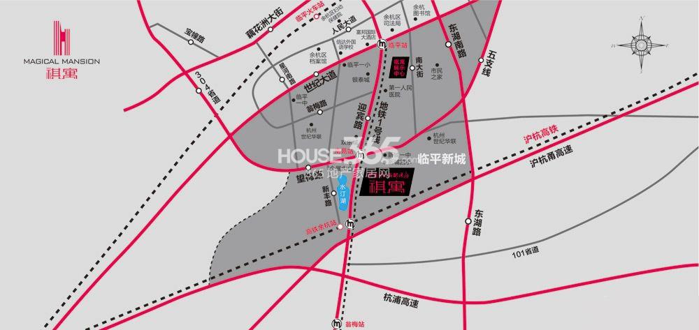 开元名都祺寓项目交通图