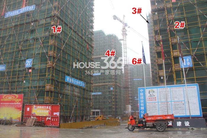 溪悦宸府1、2、3、4、6#楼进度 2014.11