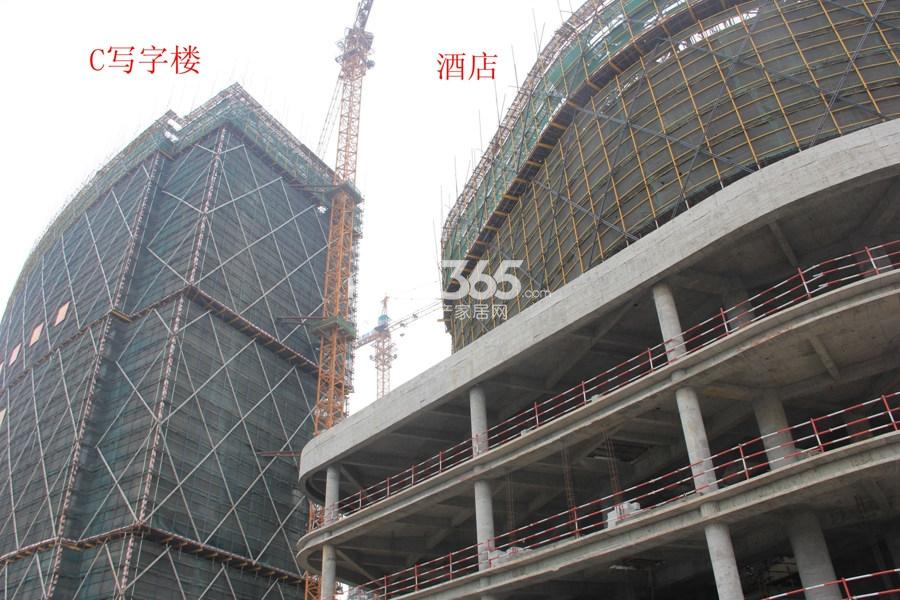 GEC金沙国际米特家C写字楼、酒店施工进度 2014.11摄