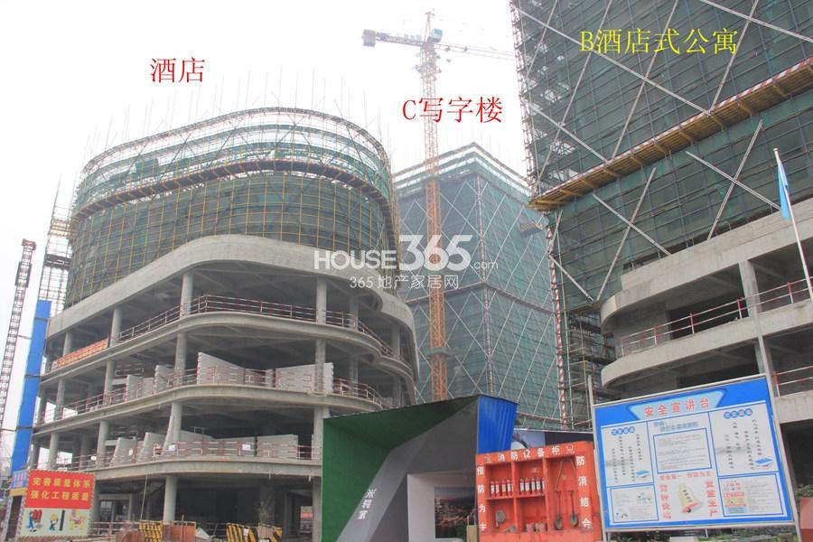 GEC金沙国际米特家公寓和写字楼施工进度 2014.11摄
