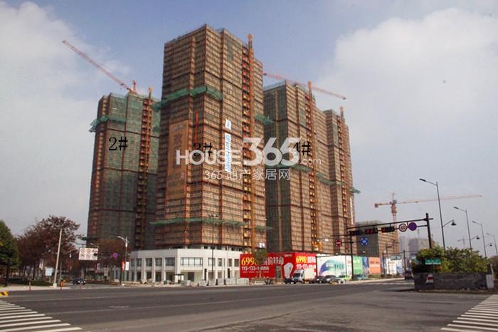 华元欢乐城2、3、4号楼施工进程（2014.11）