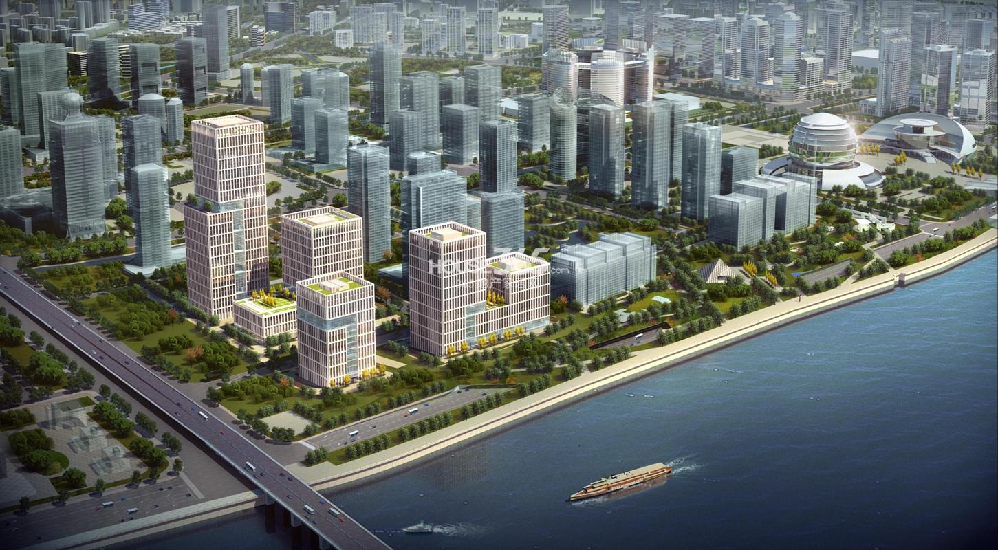 金基明珠国际商务中心白天效果图