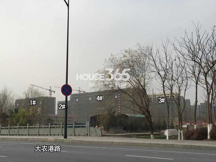 天阳晴朗1、2、3、4号楼施工实景图 2015年1月摄