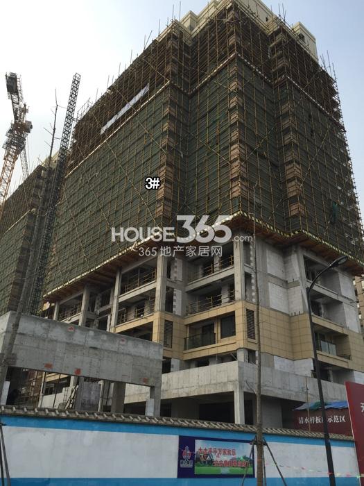 天阳晴朗3号楼施工实景图 2015年1月摄