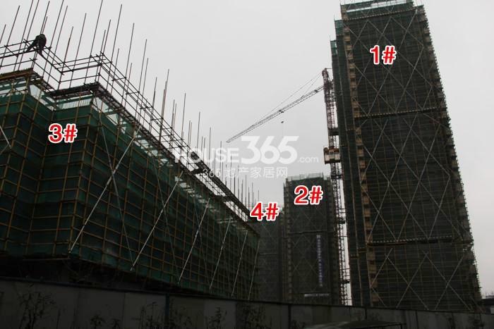  2015年1月底德信早安项目实景--1-4号楼