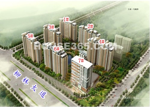 庐阳柳林苑楼号图